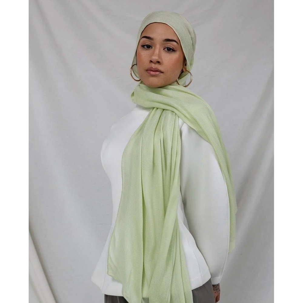 VELA Matcha Milk Modal Hijab Scarf Standard Soft Green NWT Sealed